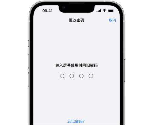 大埔iPhone屏幕维修分享iPhone屏幕使用时间密码忘记了怎么办 