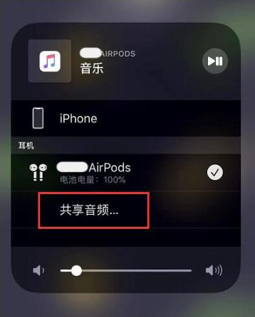 大埔苹果14音频维修点分享iPhone14音频共享设置方法 