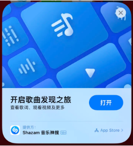 大埔苹果14维修站分享iPhone14音乐识别功能使用方法 