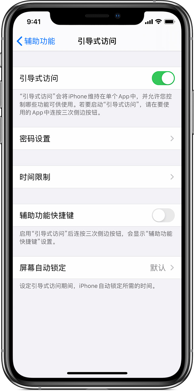 大埔苹果手机维修分享如何在 iPhone 上退出引导式访问 