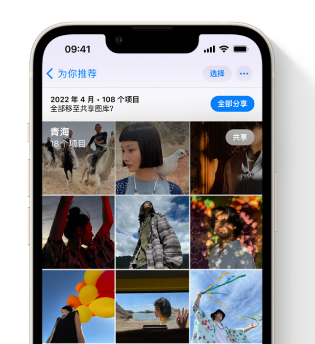 大埔苹果维修网点分享在 iPhone 上使用共享图库 