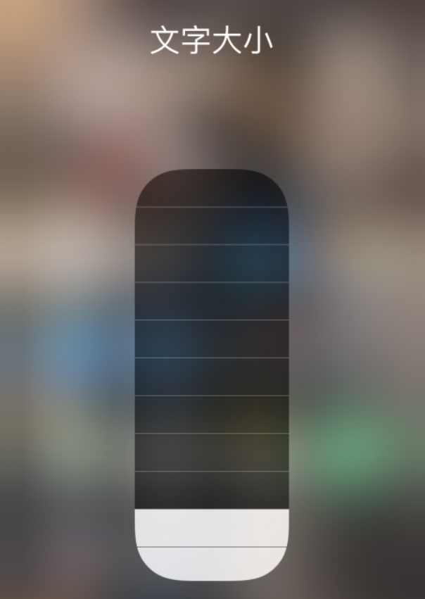 大埔苹果手机维修分享小技巧：在 iPhone 控制中心快速调节字体大小 